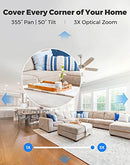 Indoor Security Camera, Reolink 5MP Super HD Plug-in WiFi Camera with Pan Tilt Zoom/ Motion Alerts, Ideal for Baby Monitor/ Pet Camera/Home Security, Dual Band WiFi, Multiple Storage Options, E1 Zoom