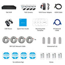 REOLINK 8CH 5MP Security Camera System, 4pcs Person/Vehicle Detection Smart 5MP Wired Outdoor PoE IP Cameras, 4K 8CH NVR with 2TB HDD for 24-7 Recording, RLK8-520D4-A