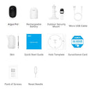 Reolink Wireless Outdoor Security Camera Rechargeable Battery-Powered, 1080P HD Night Vision, 2-Way Talk, PIR Motion Sensor, Siren Alert, Support Cloud Storage/SD Socket, Argus Pro