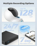 Indoor Security Camera, Reolink 5MP Super HD Plug-in WiFi Camera with Pan Tilt Zoom/ Motion Alerts, Ideal for Baby Monitor/ Pet Camera/Home Security, Dual Band WiFi, Multiple Storage Options, E1 Zoom