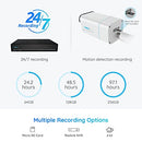 REOLINK 4K PoE Security Outdoor IP Camera with Human/Vehicle Detection, 5X Optical Zoom, Motion Spotlight, Color Night Vision, Time-Lapse, Two-Way Talk, 256GB SD Card(Not Included) Storage, RLC-811A
