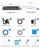 REOLINK 4K Security Camera System, 4pcs H.265 PoE Wired Bullet 4K Cameras with Person Vehicle Detection, Two-Way Talk, Spotlights, 4K/8MP 8CH NVR with 2TB HDD for 24-7 Recording, RLK8-812B4-A