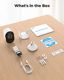 Outdoor Security Camera 4MP 2.4/5GHz Dual Band WiFi, Person/Vehicle Detection, Solar/Battery Powered, Spotlight Activated by Motion, Local SD Card/Cloud Storage, Reolink Argus 3 Pro