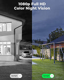 Outdoor Security Camera with Spotlight, Reolink Lumus 1080P HD Plug-in WiFi Camera for Home Security System, PIR Motion Detection, Two-Way Talk and Siren Alarm, Waterproof, Cloud/Micro SD Card Storage