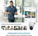 Pan Tilt 3G/4G LTE Security Camera - Reolink Go PT (US Version), Starlight Night Vision, 2-Way Talk, PIR Motion Detection, No WiFi, No Wires