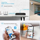 REOLINK 8CH 5MP Security Camera System, 4pcs Person/Vehicle Detection Smart 5MP Wired Outdoor PoE IP Cameras, 4K 8CH NVR with 2TB HDD for 24-7 Recording, RLK8-520D4-A