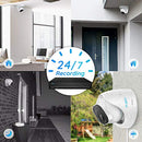 REOLINK 8CH 5MP Security Camera System, 4pcs Person/Vehicle Detection Smart 5MP Wired Outdoor PoE IP Cameras, 4K 8CH NVR with 2TB HDD for 24-7 Recording, RLK8-520D4-A