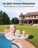 Outdoor Security Camera 4MP 2.4/5GHz Dual Band WiFi, Person/Vehicle Detection, Solar/Battery Powered, Spotlight Activated by Motion, Local SD Card/Cloud Storage, Reolink Argus 3 Pro