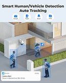 REOLINK 4K PTZ Outdoor Camera, PoE IP Home Security Surveillance, 5X Optical Zoom Auto Tracking, 3pcs Spotlights 190 Ft Color Night Vision, Two Way Talk, Up to 256GB SD Card(Not Included), RLC-823A