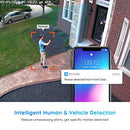 REOLINK 8CH 5MP Security Camera System, 4pcs Person/Vehicle Detection Smart 5MP Wired Outdoor PoE IP Cameras, 4K 8CH NVR with 2TB HDD for 24-7 Recording, RLK8-520D4-A