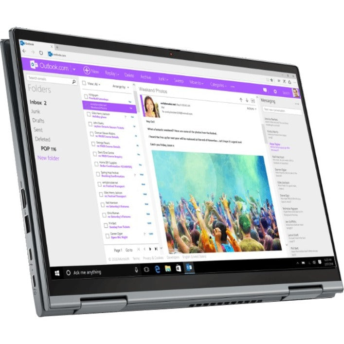 Lenovo ThinkPad X1 Yoga Gen 6 20XY002TUS 14" Touchscreen Convertible 2 in 1 Notebook - WUXGA - 1920 x 1200 - Intel Core i7 i7-1185G7 Quad-core (4 Core) 3 GHz - 16 GB Total RAM - 512 GB SSD - Storm Gray