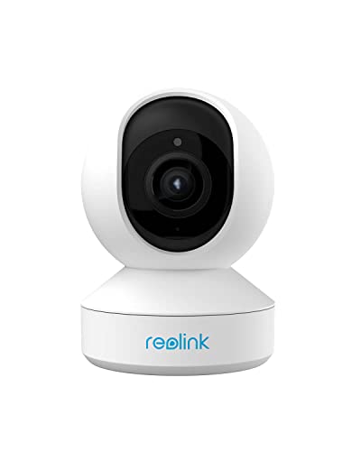 Indoor Security Camera, Reolink 5MP Super HD Plug-in WiFi Camera with Pan Tilt Zoom/ Motion Alerts, Ideal for Baby Monitor/ Pet Camera/Home Security, Dual Band WiFi, Multiple Storage Options, E1 Zoom