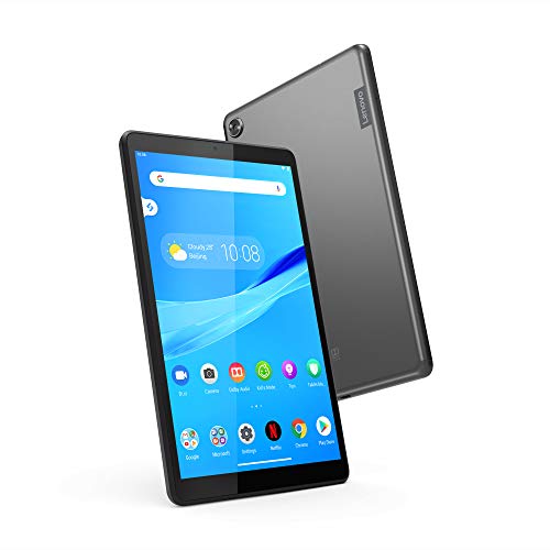 Lenovo Tab M8 2nd Gen Android Tablet, 8" HD IPS Display, Quad-Core Processor, 2GHz, 16GB Storage, Full Metal Cover, Long Battery Life, Android 9 Pie, ZA5G0119US, Iron Grey