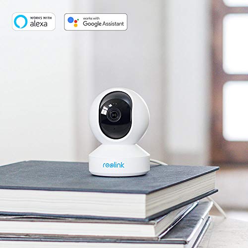 Wireless Security Camera, REOLINK E1 3MP HD Plug-in Indoor WiFi Camera for Home Security/Baby Monitor/ Pets, Encrypted Free Cloud Storage, Pan Tilt, Night Vision, Works with Alexa/Google Assistant