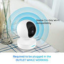 Wireless Security Camera, REOLINK E1 3MP HD Plug-in Indoor WiFi Camera for Home Security/Baby Monitor/ Pets, Encrypted Free Cloud Storage, Pan Tilt, Night Vision, Works with Alexa/Google Assistant