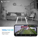 Wireless Security Camera System Battery/Solar Powered, PIR Motion Detection, 1080p 100% Wire-Free Weatherproof, for Home Surveillance Indoor/Outdoor Use, Reolink Argus 2E