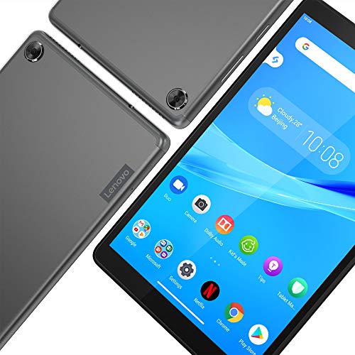 Lenovo Tab M8 2nd Gen Android Tablet, 8" HD IPS Display, Quad-Core Processor, 2GHz, 16GB Storage, Full Metal Cover, Long Battery Life, Android 9 Pie, ZA5G0119US, Iron Grey