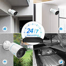 REOLINK 8CH 5MP Security Camera System, 4pcs Person/Vehicle Detection Smart 5MP Wired Outdoor PoE IP Cameras, 4K 8CH NVR with 2TB HDD for 24-7 Recording, RLK8-510B4-A