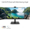 ASUS 27” 1080P Video Conference Monitor (BE279QSK) - Full HD, IPS, Built-in Adjustable 2MP Webcam, Mic Array, Speakers, Eye Care, Wall Mountable, Frameless, HDMI, DisplayPort, VGA, Height Adjustable