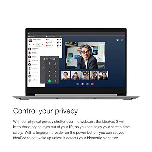 2022 Newest Lenovo IdeaPad 3 Laptop, 15.6" FHD Display, Intel Dual-Core Processor, Intel UHD Graphics, 20GB RAM, 1TB PCIe SSD, Fingerprint Reader, Webcam, HDMI, Bluetooth 5.0, Grey, Windows 11