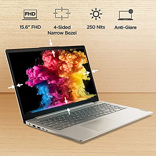 2022 Newest Lenovo IdeaPad 3 Laptop, 15.6" FHD Display, Intel Dual-Core Processor, Intel UHD Graphics, 8GB RAM, 256GB PCIe SSD, Fingerprint Reader, Webcam, HDMI, Bluetooth 5.0, Grey, Windows 11