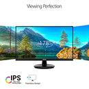 ASUS 27” 1080P Monitor (VA27DCP) - Full HD, IPS, 75Hz, USB-C 65W Power Delivery, Speakers, Adaptive-Sync/FreeSync, Eye Care, Low Blue Light, Flicker Free, VESA Mountable, Frameless, HDMI